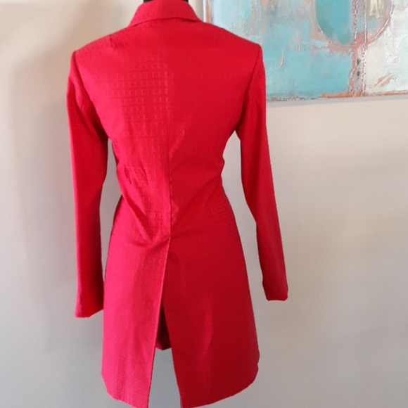 DStudio/Stylish Red Coat - Picture 8 of 10